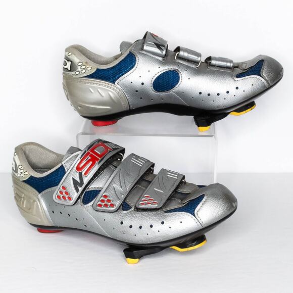SIDI Women's Cycling Shoes Shimano SPD SL SM-SH11 Road Gray Blue Size 39 | AI - Picture 1 of 6